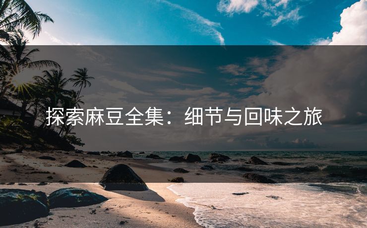 探索麻豆全集:细节与回味之旅 探索麻豆全集:细节与回味之旅